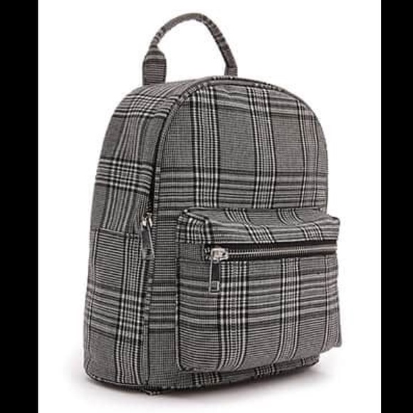 glen plaid backpack